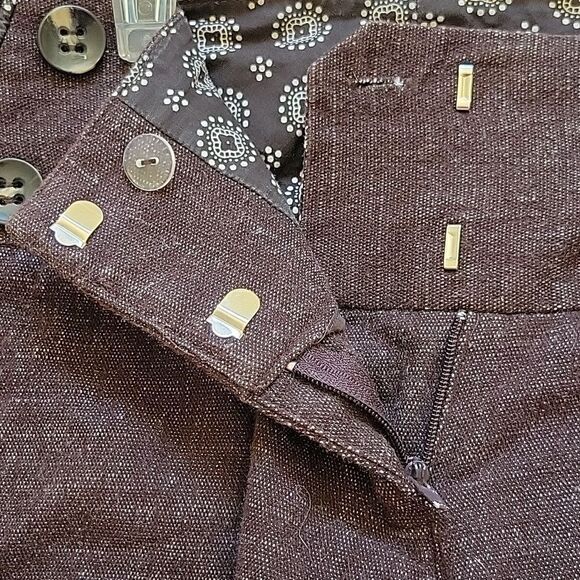 FRESH WEST Black Lightweight Denim Sailor Shorts Size 5 - Picture 6 of 6